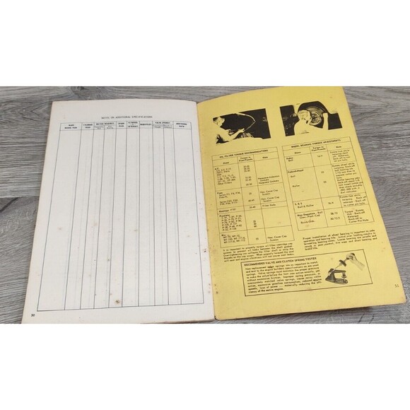 VINTAGE ENGINE TORQUE SPECIFICATIONS 1963 CARS TRUCKS BOATS TRACTORS STURTEVANT - Picture 6 of 7
